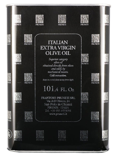 Frantoio Pruneti Organic Tin Extra Virgin Olive Oil 101 fl oz (3 l