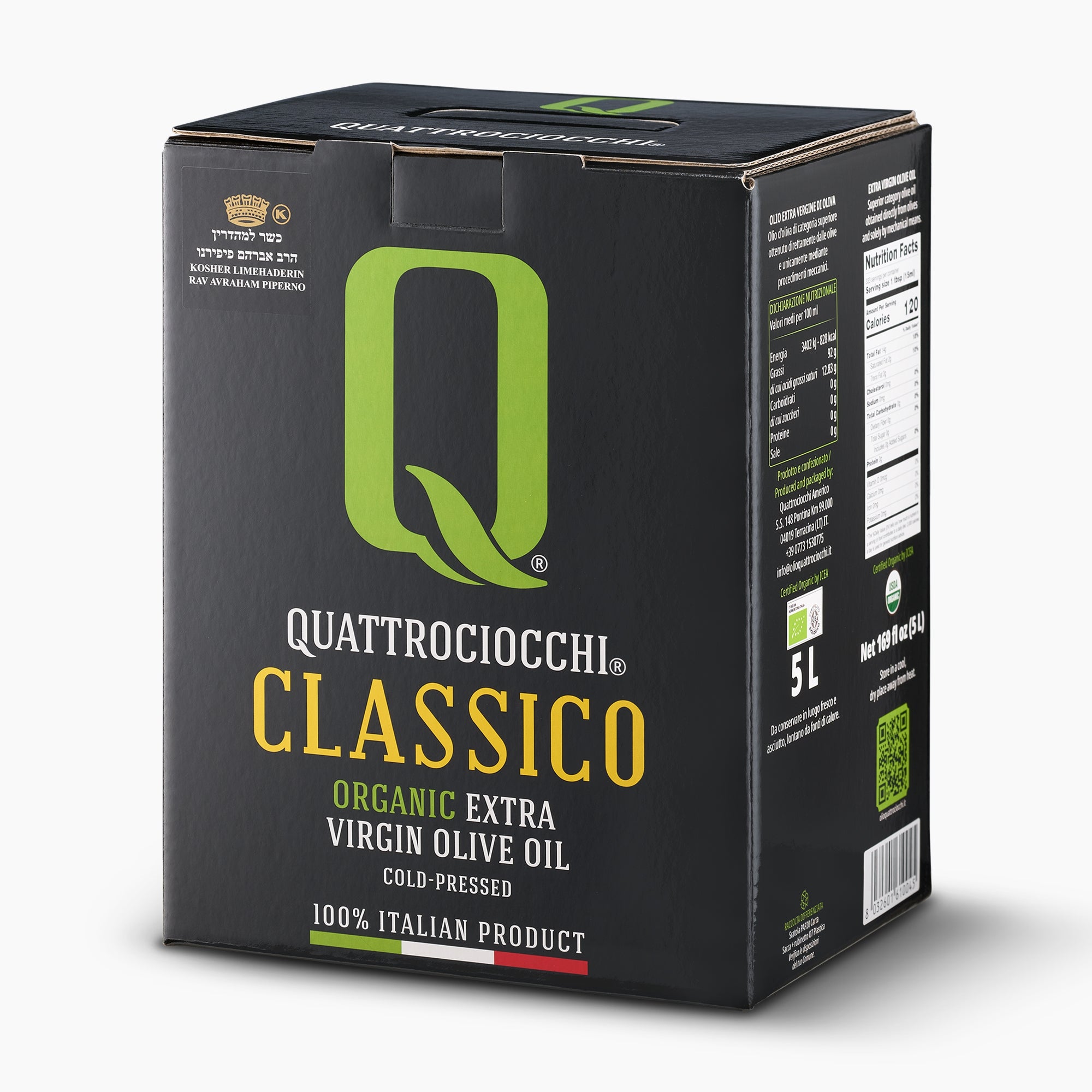 Quattrociocchi Classico Organic 5L Bag-in-Box