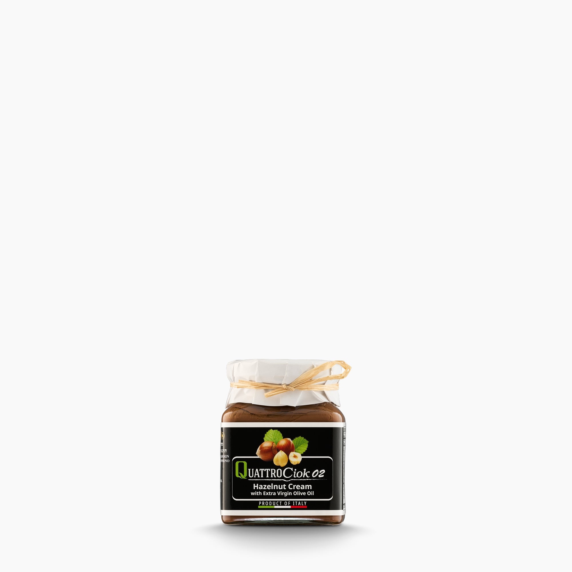 Quattrociocchi Hazelnut Cream - Hazelnut & Olive Oil Spread - 11.2