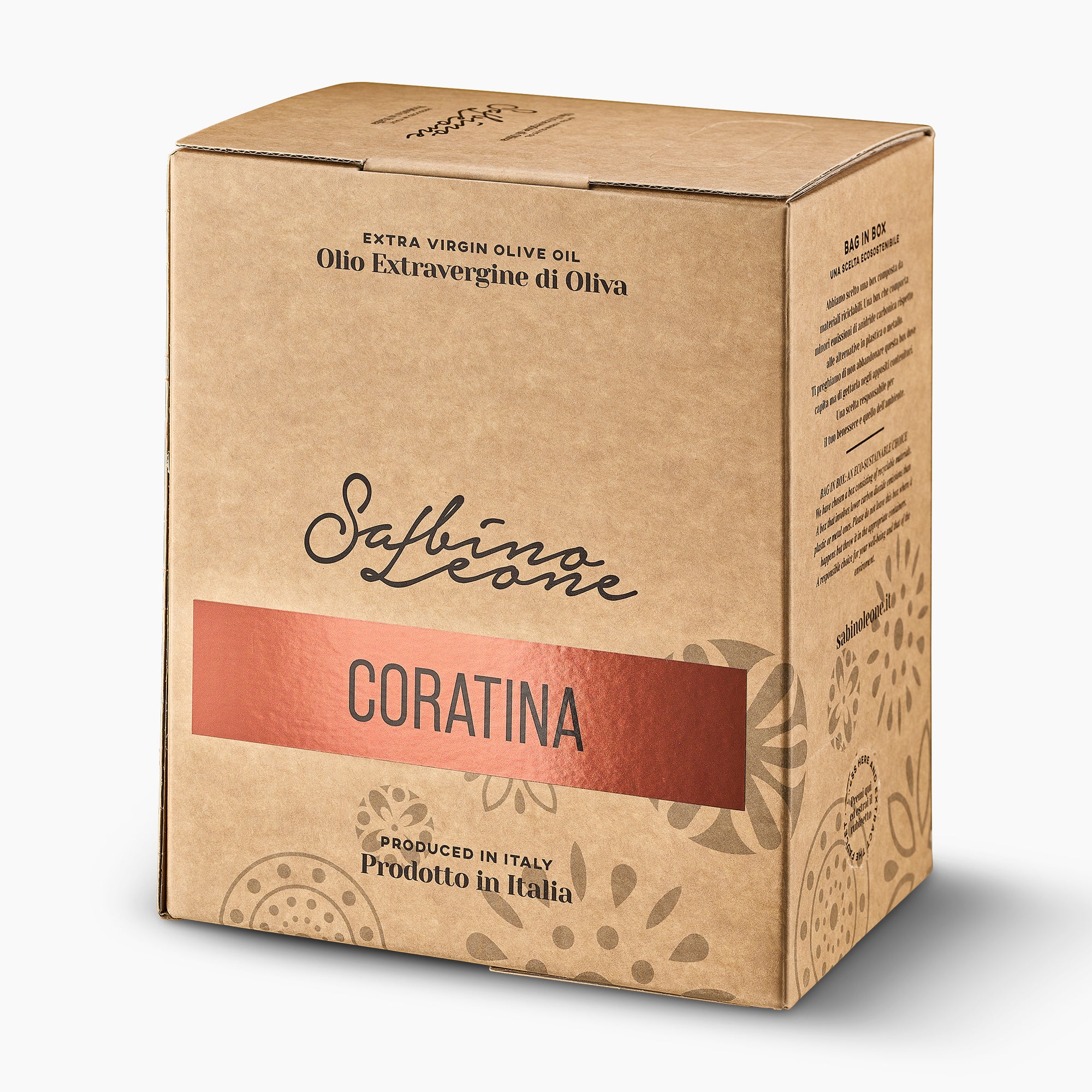 Sabino Leone Coratina 5L Bag-in-Box