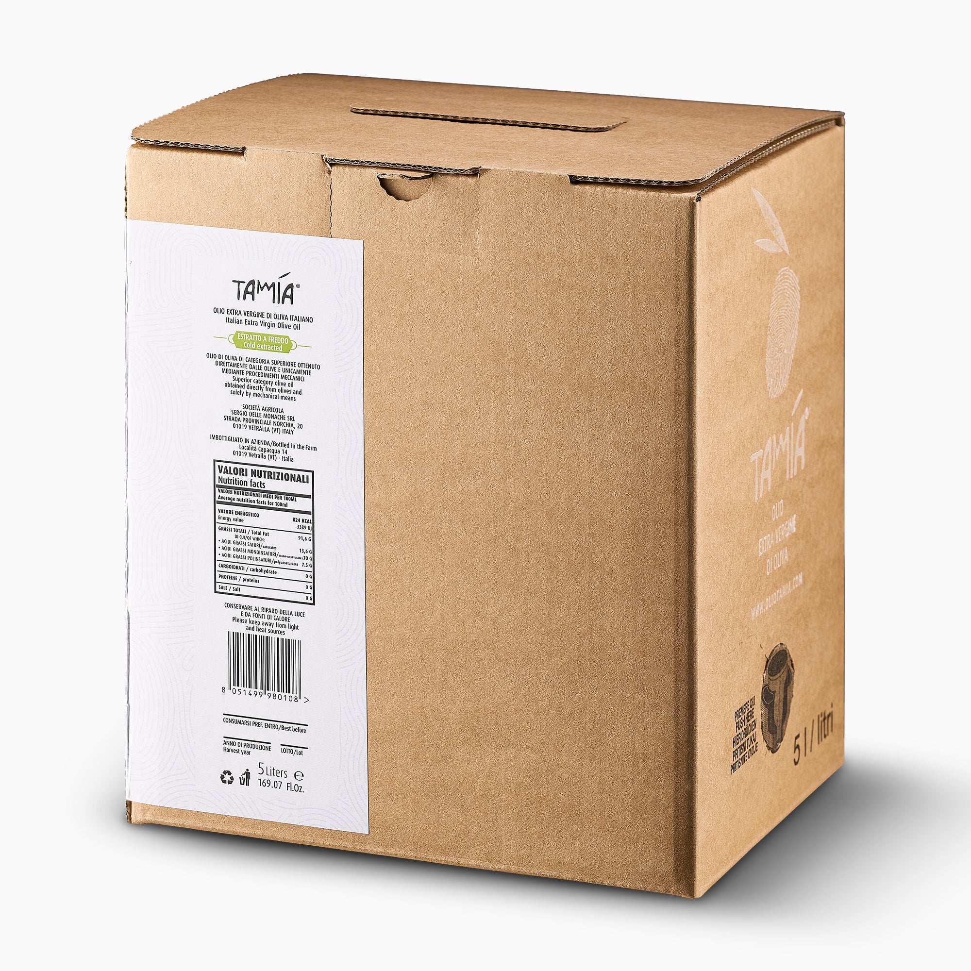 Tamia Green 5L Bag in Box