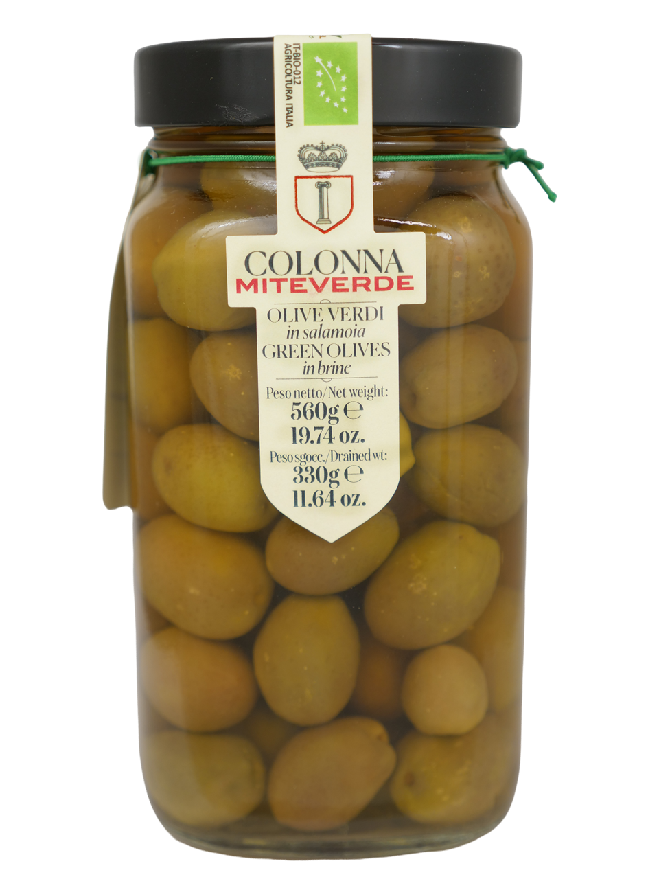 Colonna Organic MiteVerde Green Olives