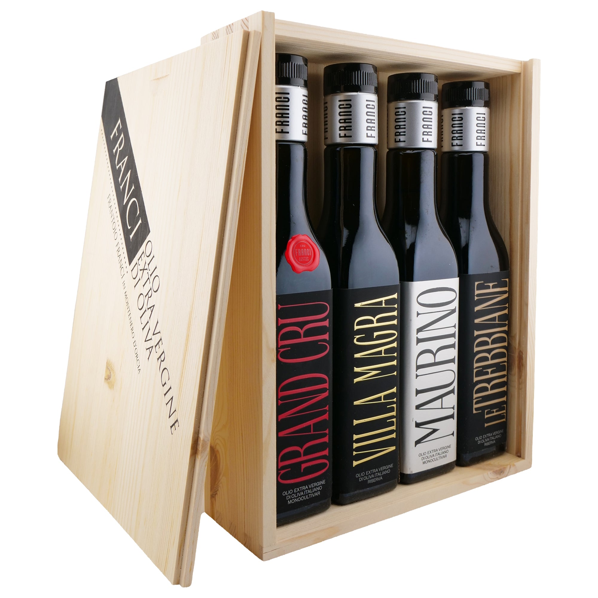 Frantoio Franci Large Wooden Box Gift Set