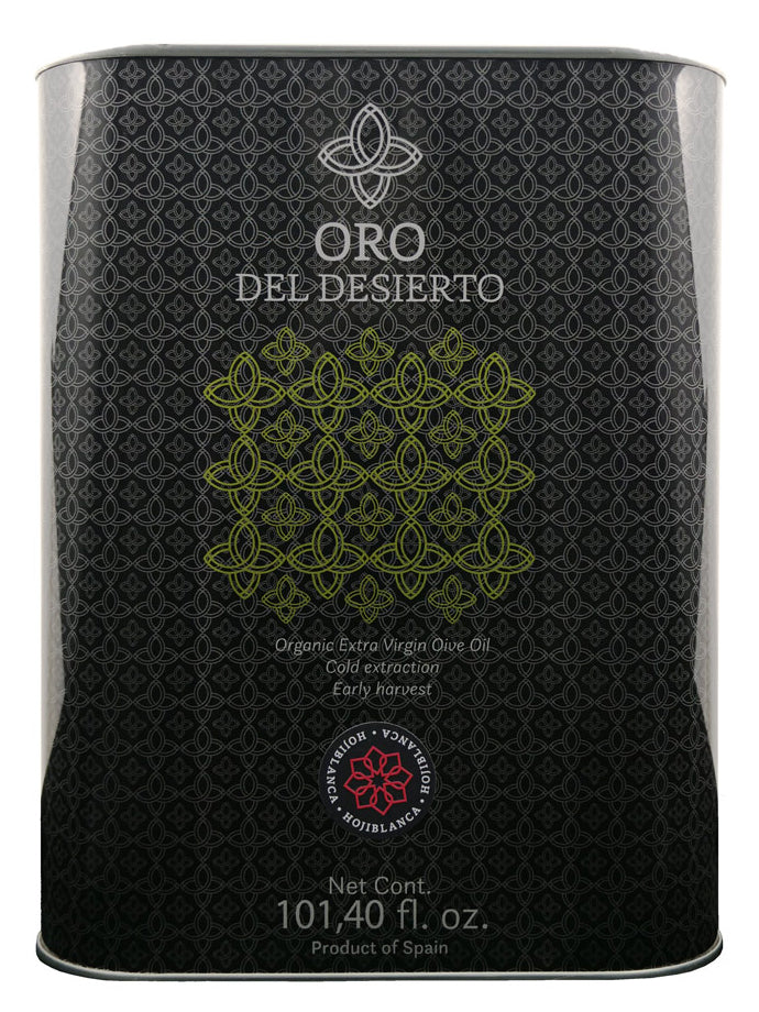 Oro del Desierto Organic Hojiblanca 3L Tin
