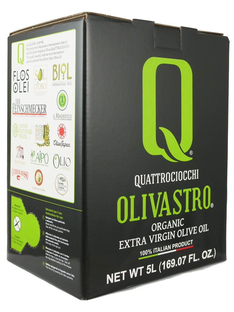 Quattrociocchi Olivastro Organic 5L Bag-in-Box