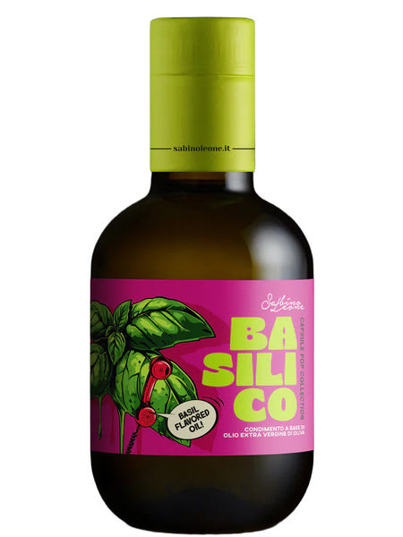 Sabino Leone Basil Extra Virgin Olive Oil 8.45 fl oz (250 ml