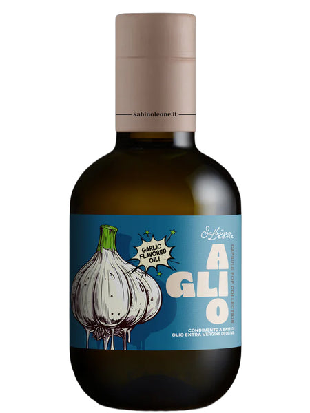 Sabino Leone Garlic Extra Virgin Olive Oil 8.45 fl oz (250 ml