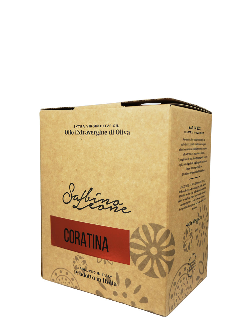 Sabino Leone Coratina 5L Bag-in-Box