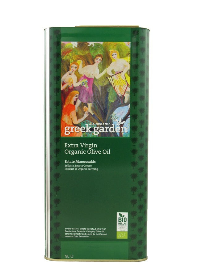 Greek Garden Organic 5L Tin