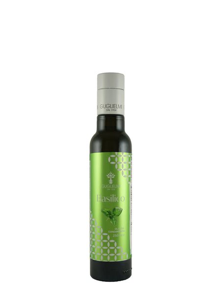 Olio Guglielmi Crushed Basil Extra Virgin Olive Oil 8.45 fl oz 250ml