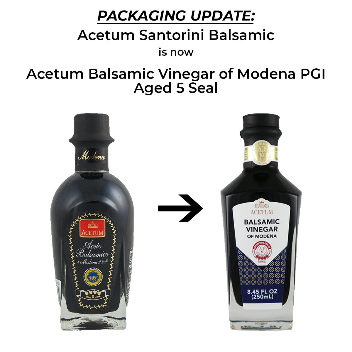 Acetum Balsamic Vinegar of Modena PGI Aged 5 Seal